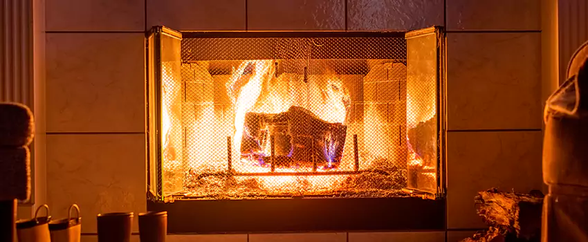 Mendota Hearth Landscape Fireplace Installation in Saugus, Massachusetts
