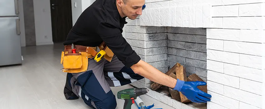 Fireplace Damaged Damper Frame Repair Services in Saugus, Massachusetts