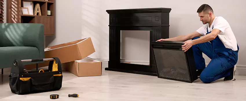 Old Rusted Metal Fireplace Repair And Replacement in Saugus, MA